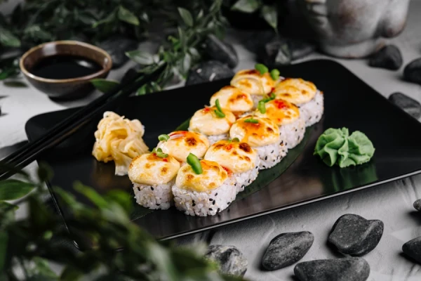 Запечённый ролл классический